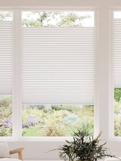 PerfectFIT DuoShade Cloud White Conservatory  Perfect Fit Pleated thumbnail image