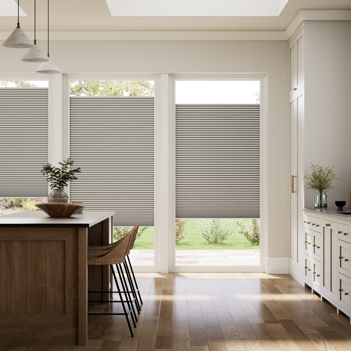 PerfectFIT DuoShade Deep Grey Conservatory Thermal Conservatory Blind