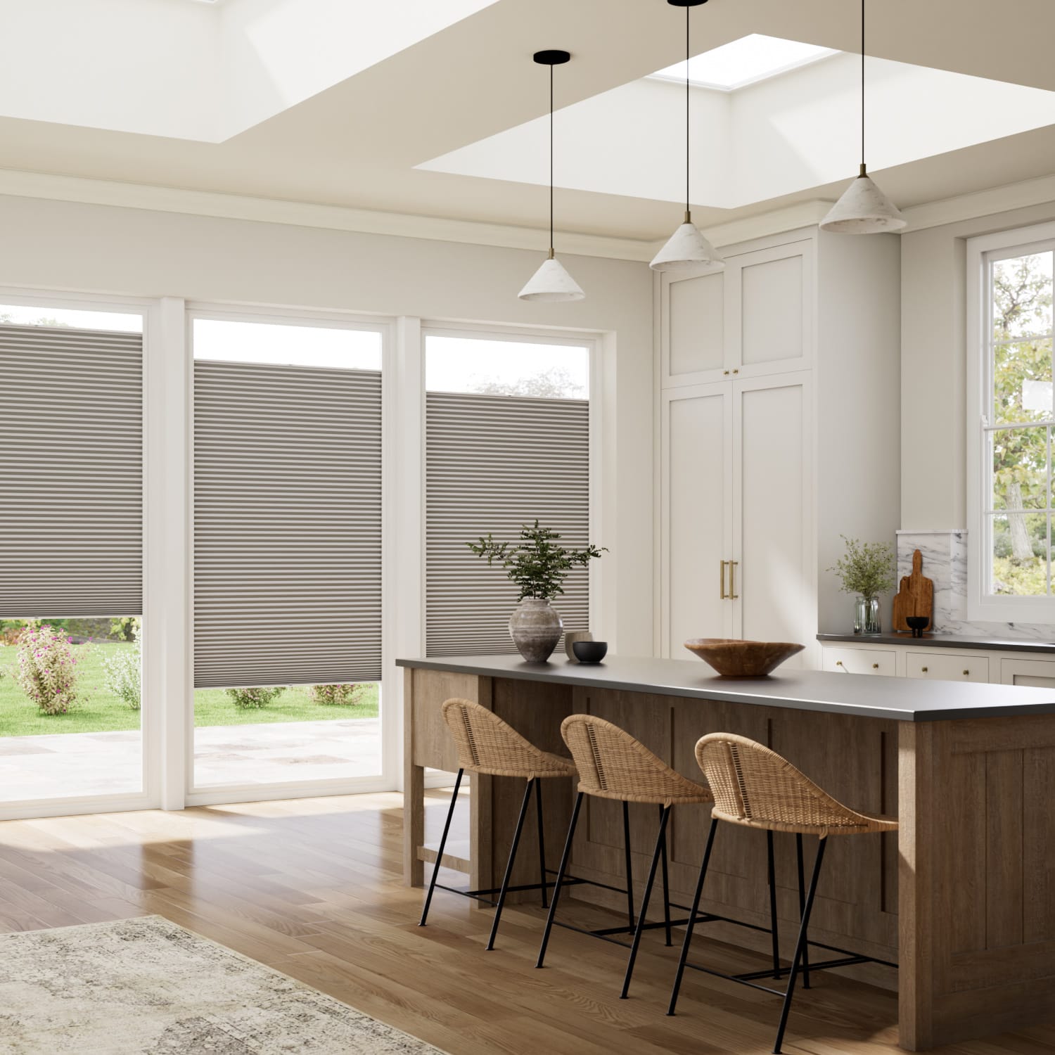 PerfectFIT DuoShade Deep Grey Conservatory Thermal Conservatory Blind