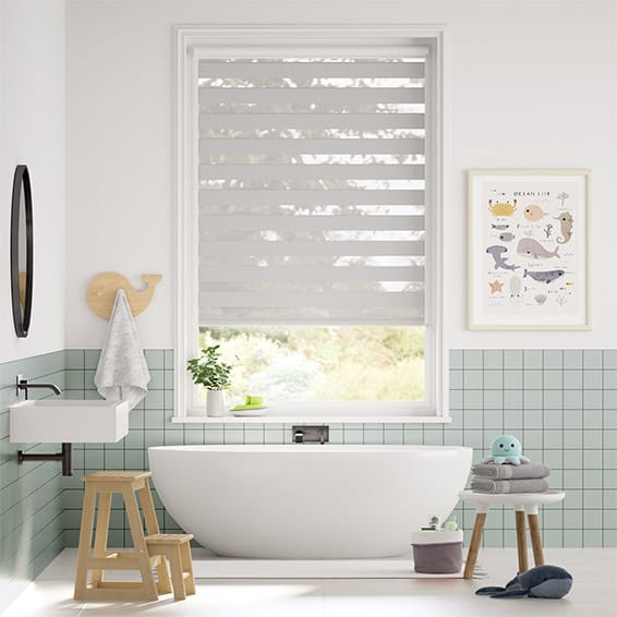 PerfectFIT Enjoy Dimout Pale Grey Roller Blind