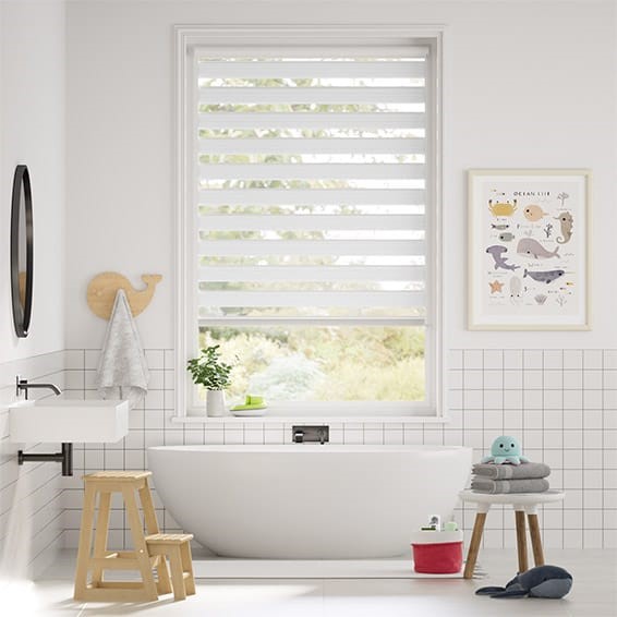 PerfectFIT Enjoy Luxe Titanium White Roller Blind