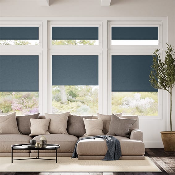 PerfectFIT Florence Blackout Aegean Conservatory Roller Blind