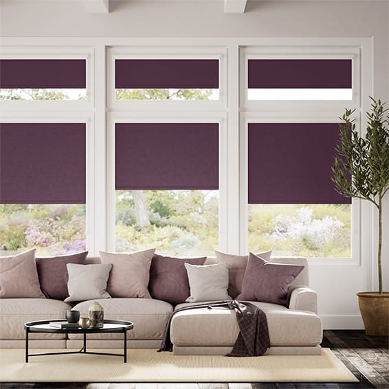 PerfectFIT Florence Blackout Amethyst Roller Blind