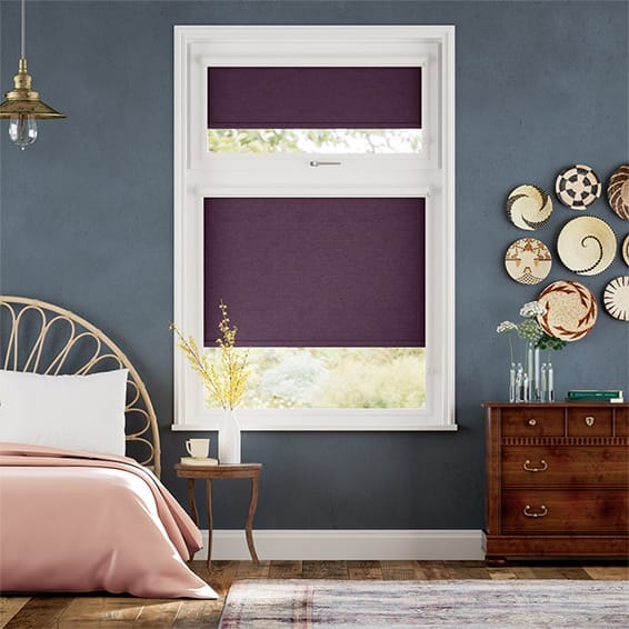PerfectFIT Florence Blackout Amethyst Roller Blind