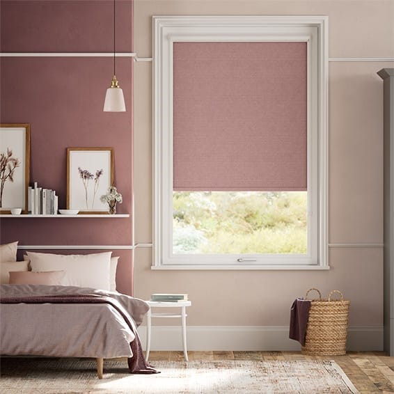 PerfectFIT Florence Blackout Antique Rose Roller Blind