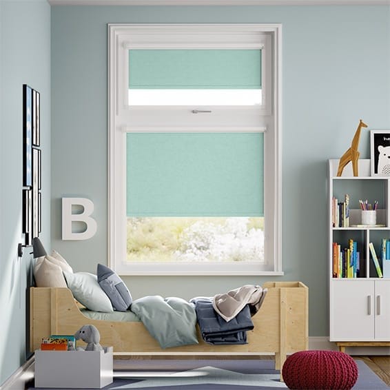 PerfectFIT Florence Blackout Aquamarine Roller Blind