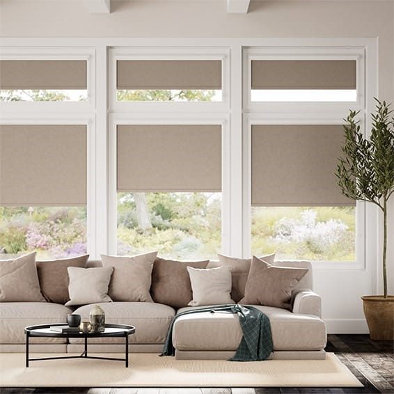 PerfectFIT Florence Blackout Mink Roller Blind