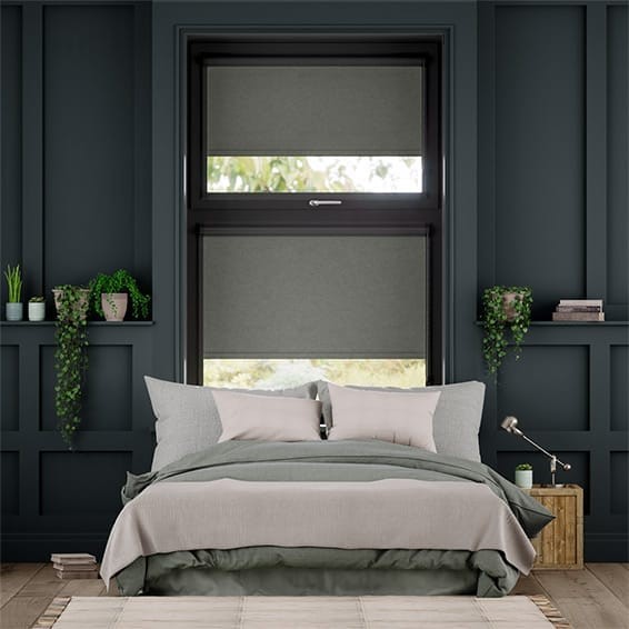 PerfectFIT Florence Blackout Smoky Grey Roller Blind