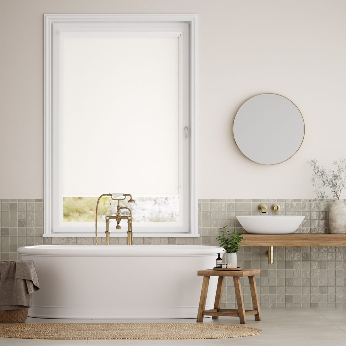 PerfectFIT Mahon Blackout Porcelain Roller Blind