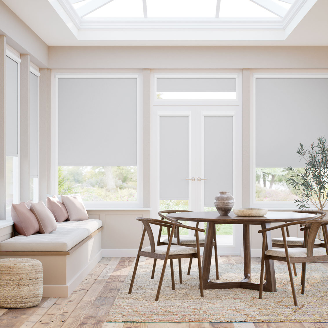 PerfectFIT Marbella Blackout Grey Roller Blind