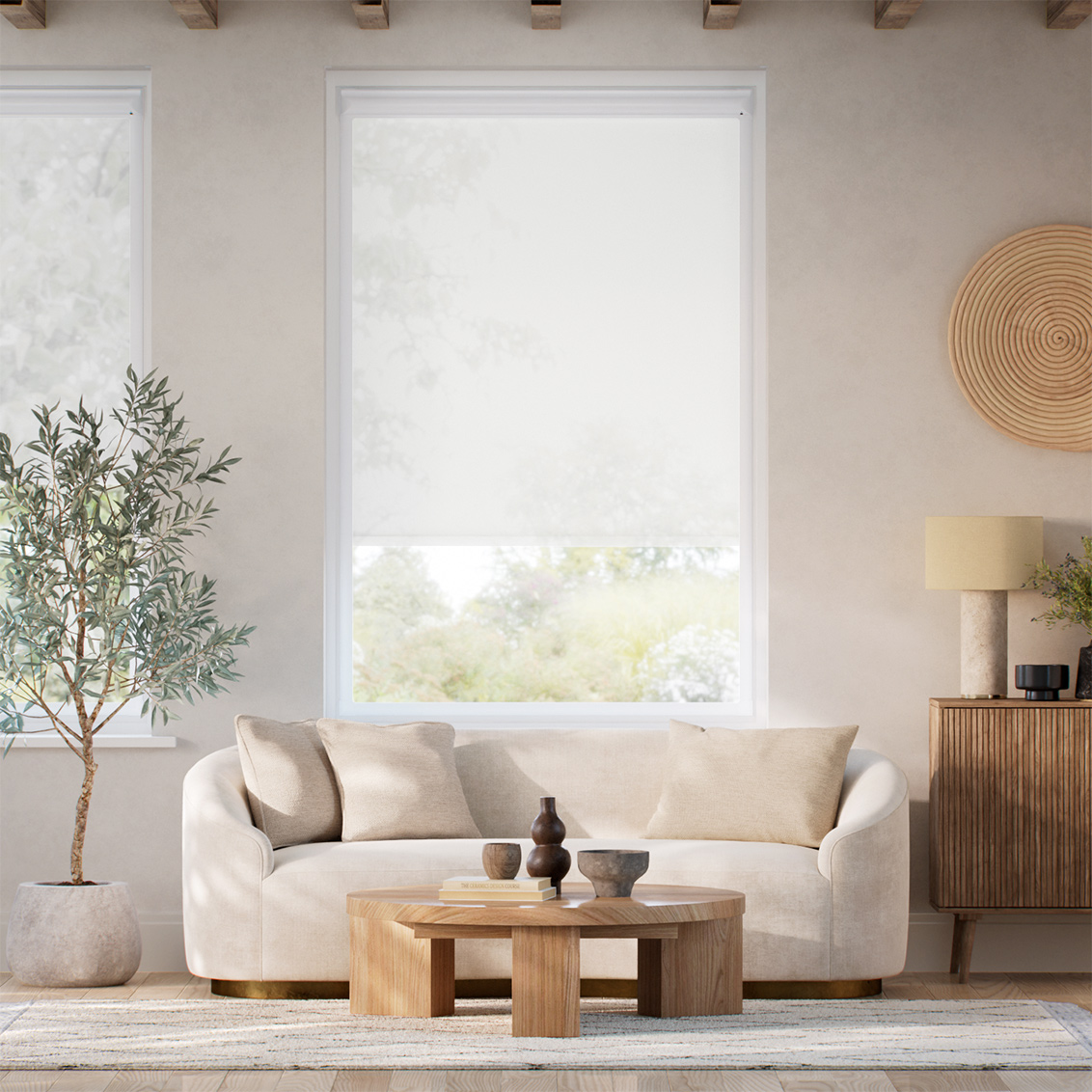 Perfect Fit® Oculus Alabaster Roller Blind