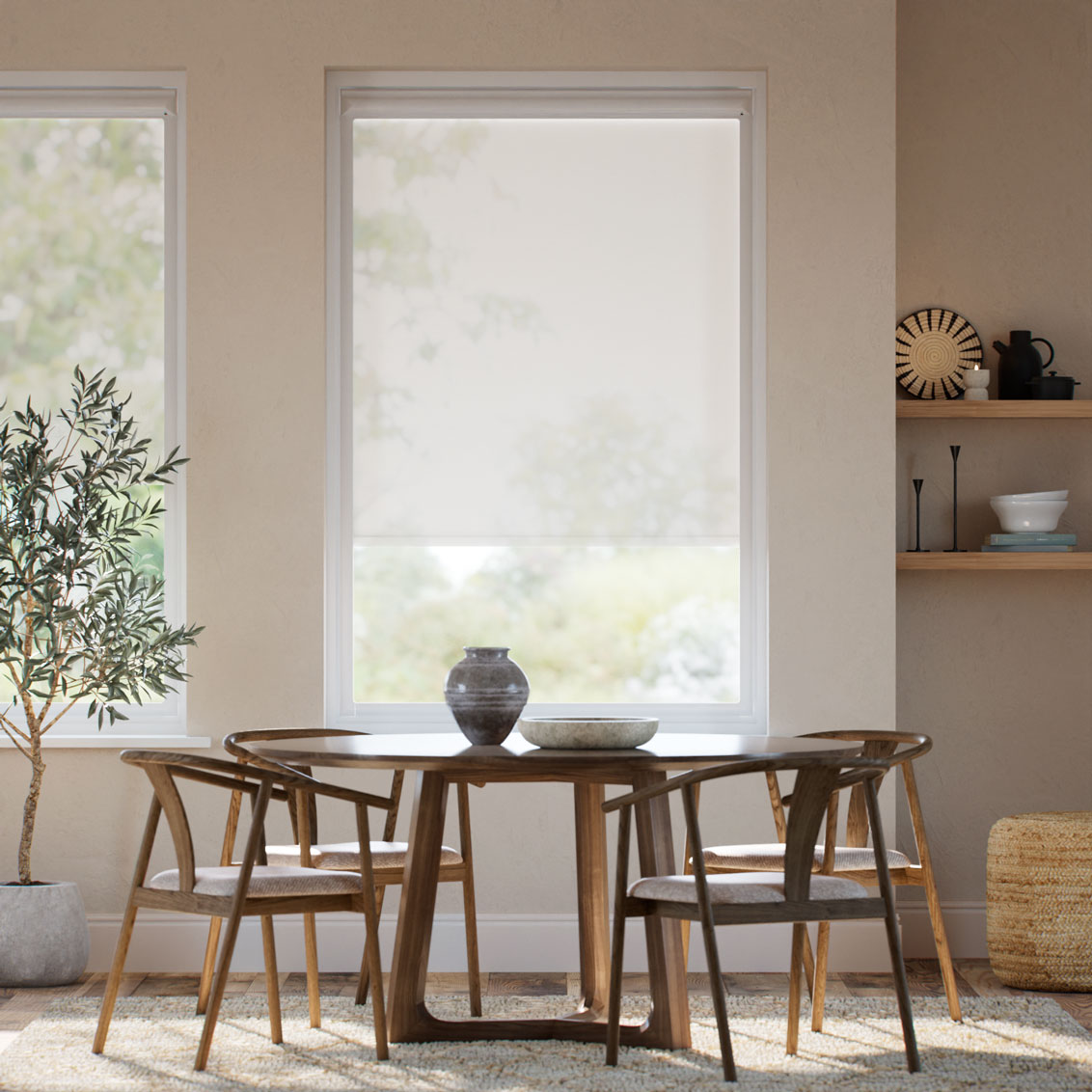 Perfect Fit® Oculus Pearl Roller Blind
