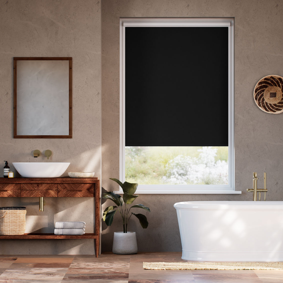 PerfectFIT Sevilla Blackout Ink Roller Blind