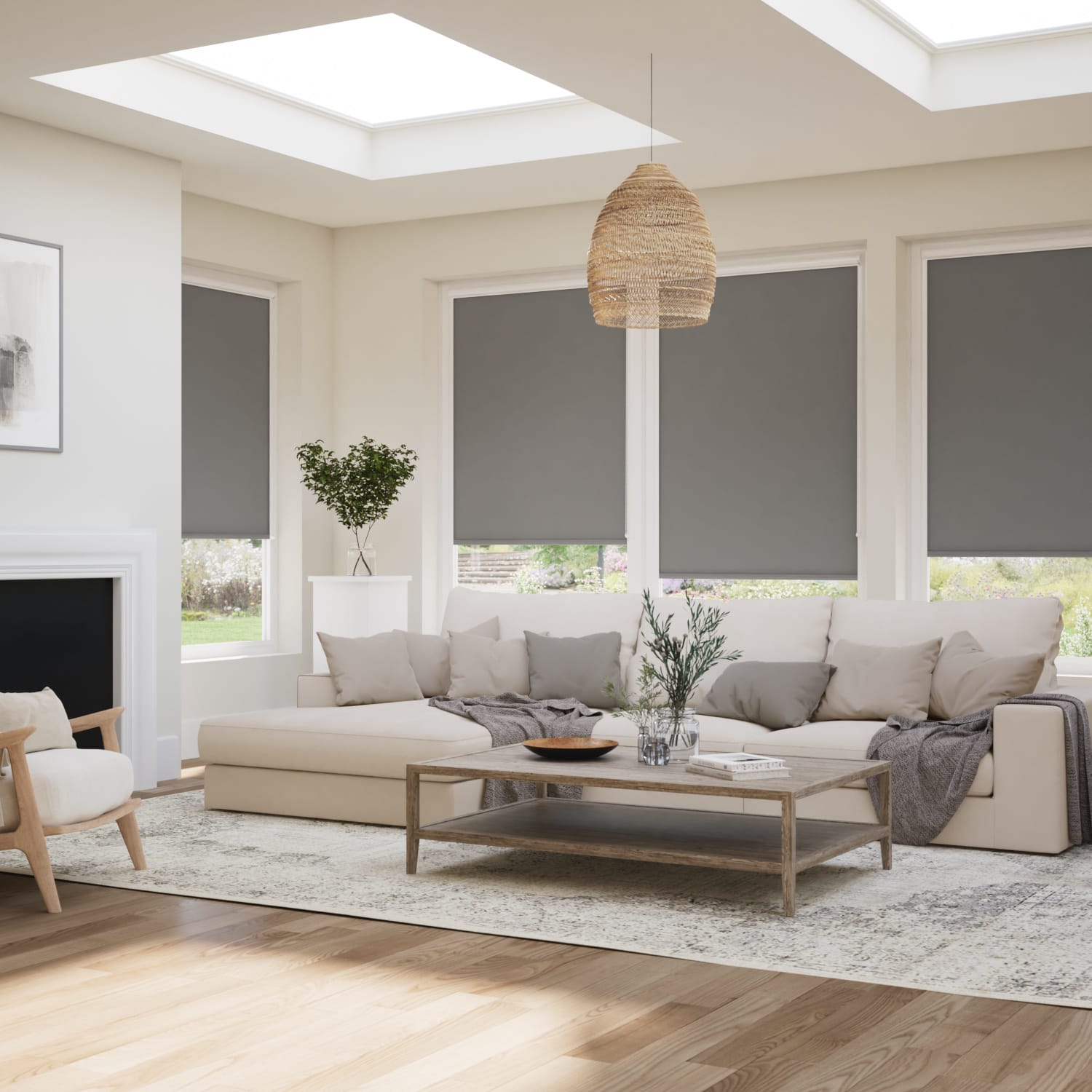 PerfectFIT Sorrento Blackout Flint Grey Conservatory Conservatory