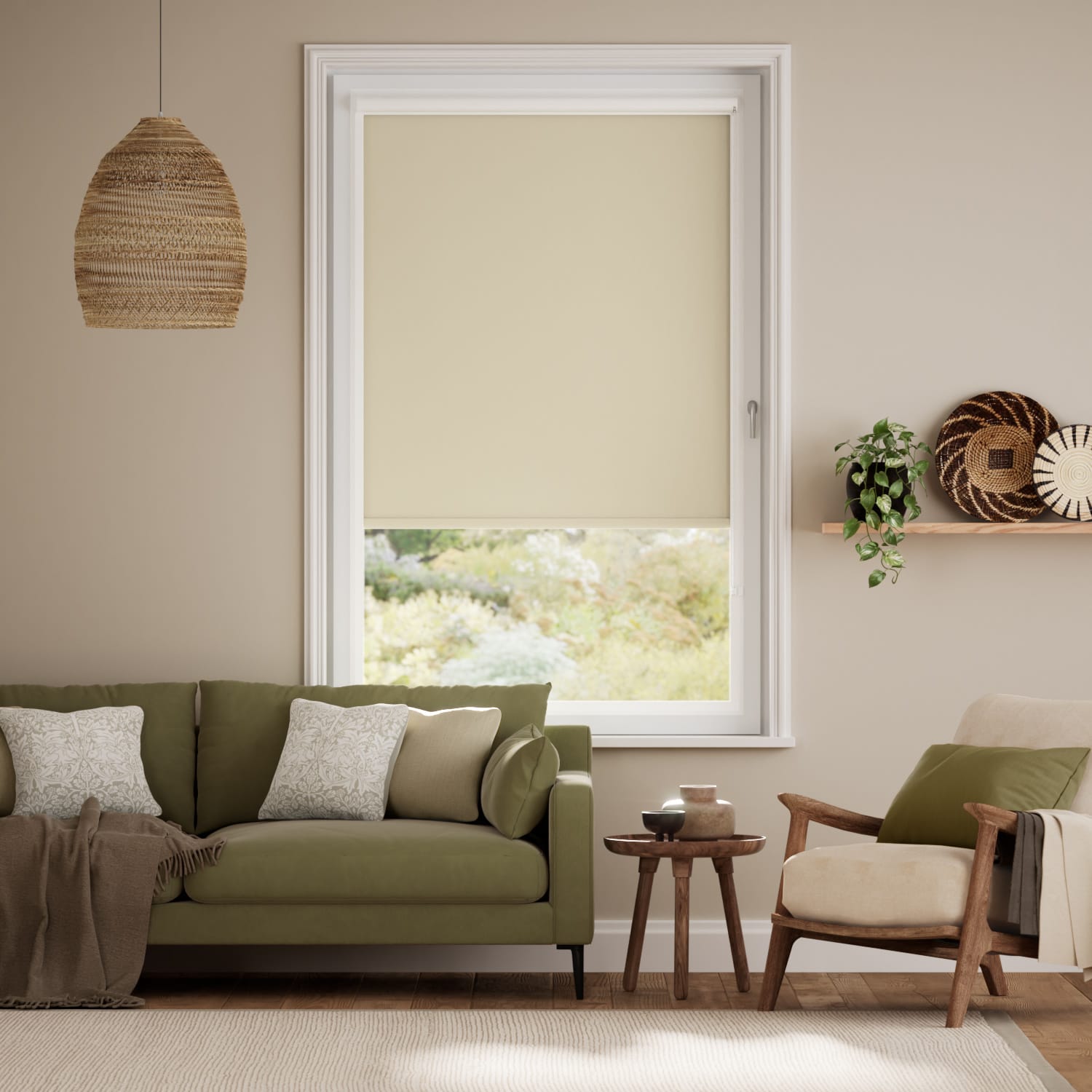 PerfectFIT Toulouse Blackout Crème Brulee Roller Blind