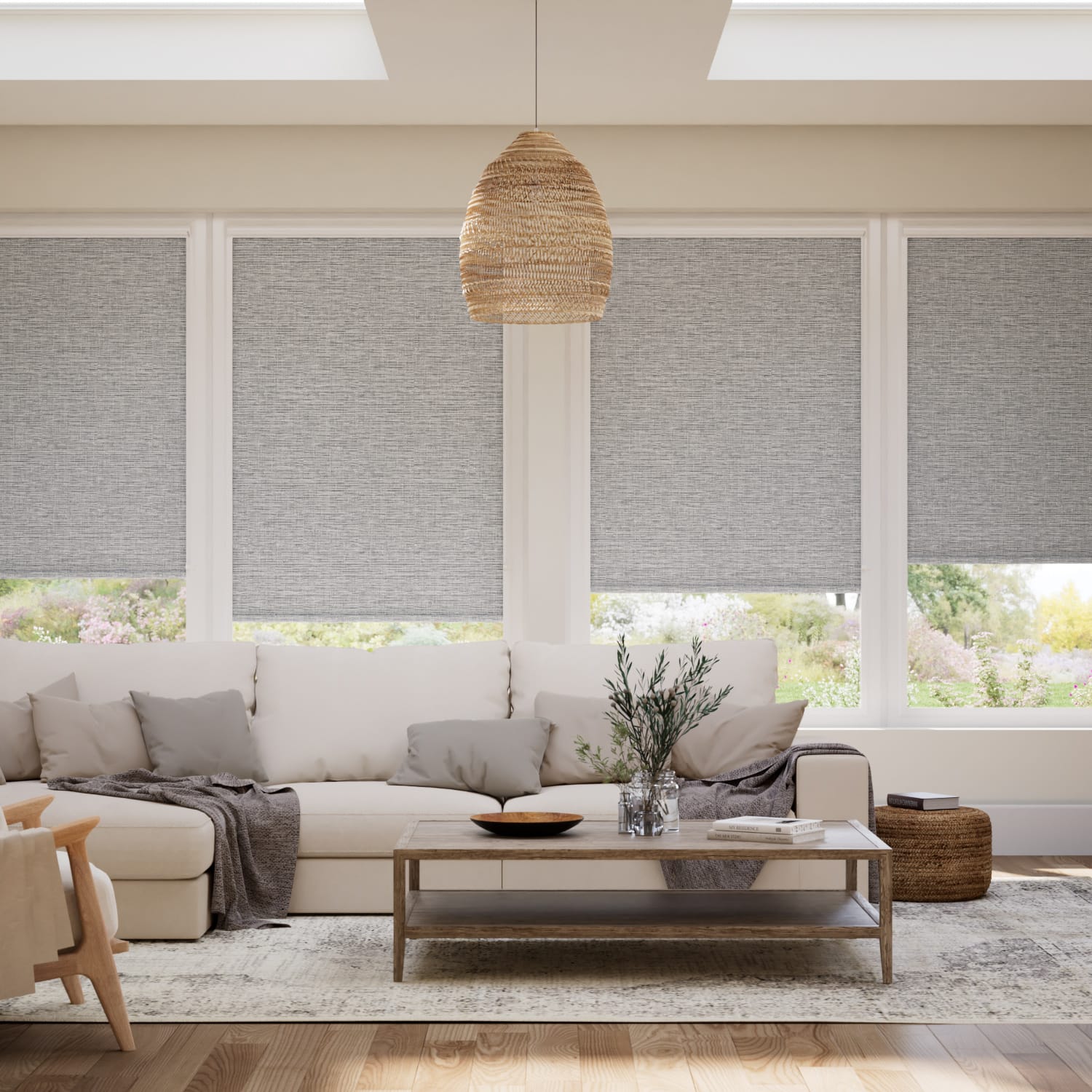 PerfectFIT Turin Blackout Brushed Silver Conservatory Roller Blind