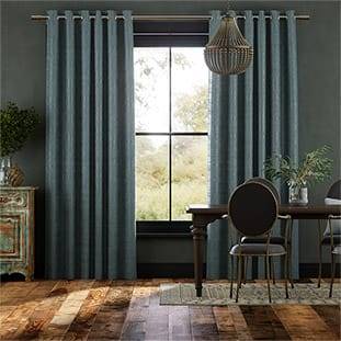 Persian Velvet Electric Blue Curtains thumbnail image