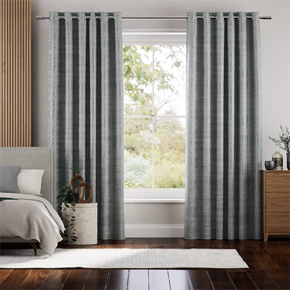 Persian Velvet Titanium Curtains