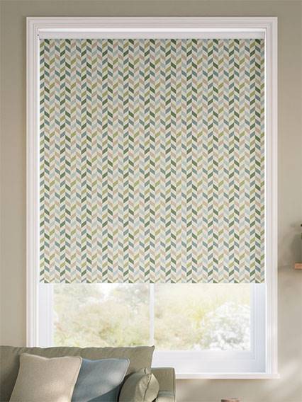 Phoenix Teal Green Roller Blind thumbnail image