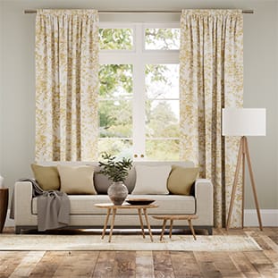 Picardie Ochre Curtains thumbnail image
