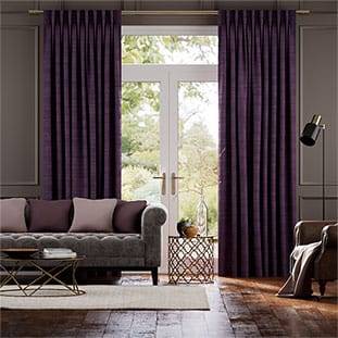 Plush Chenille Amethyst Curtains thumbnail image