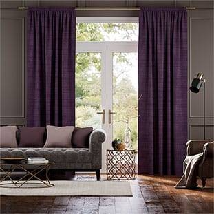 Plush Chenille Amethyst Curtains thumbnail image