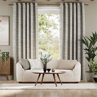 Plush Chenille Soft Grey Curtains thumbnail image