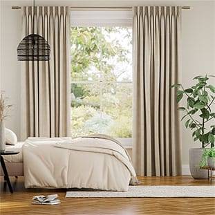 Plush Velvet Almond Curtains thumbnail image