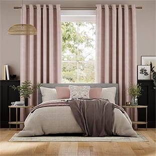 Plush Velvet Blush Curtains thumbnail image