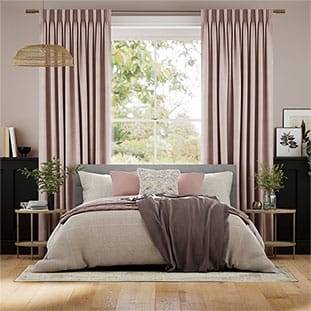 Plush Velvet Blush Curtains thumbnail image