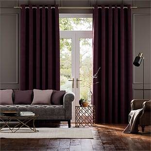 Plush Velvet Mulberry Curtains thumbnail image