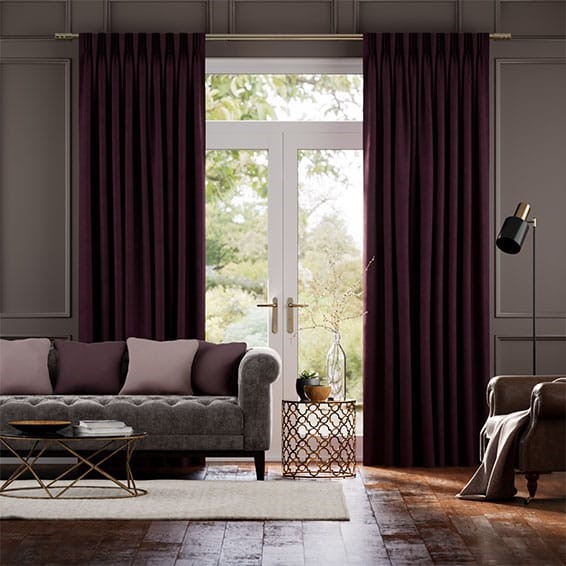 Plush Velvet Mulberry Curtains