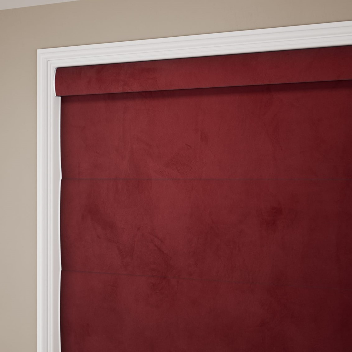 Plush Velvet Shiraz Roman Blind