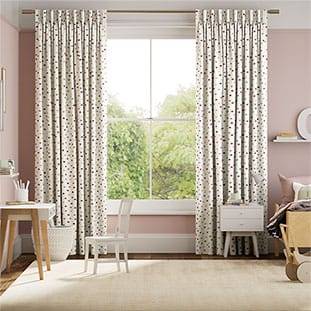 Polka Dot Purple Curtains thumbnail image