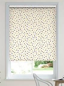 Twist2Go Polka Dot Purple Roller Blind thumbnail image