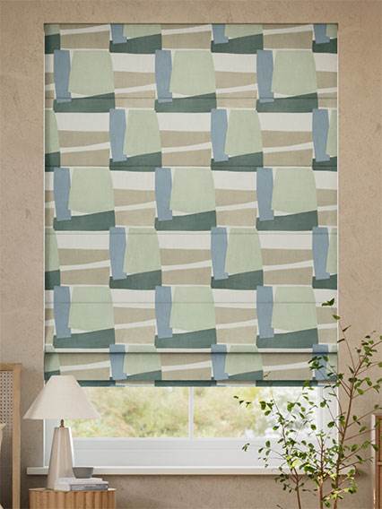Porto Frost Roman Blind thumbnail image