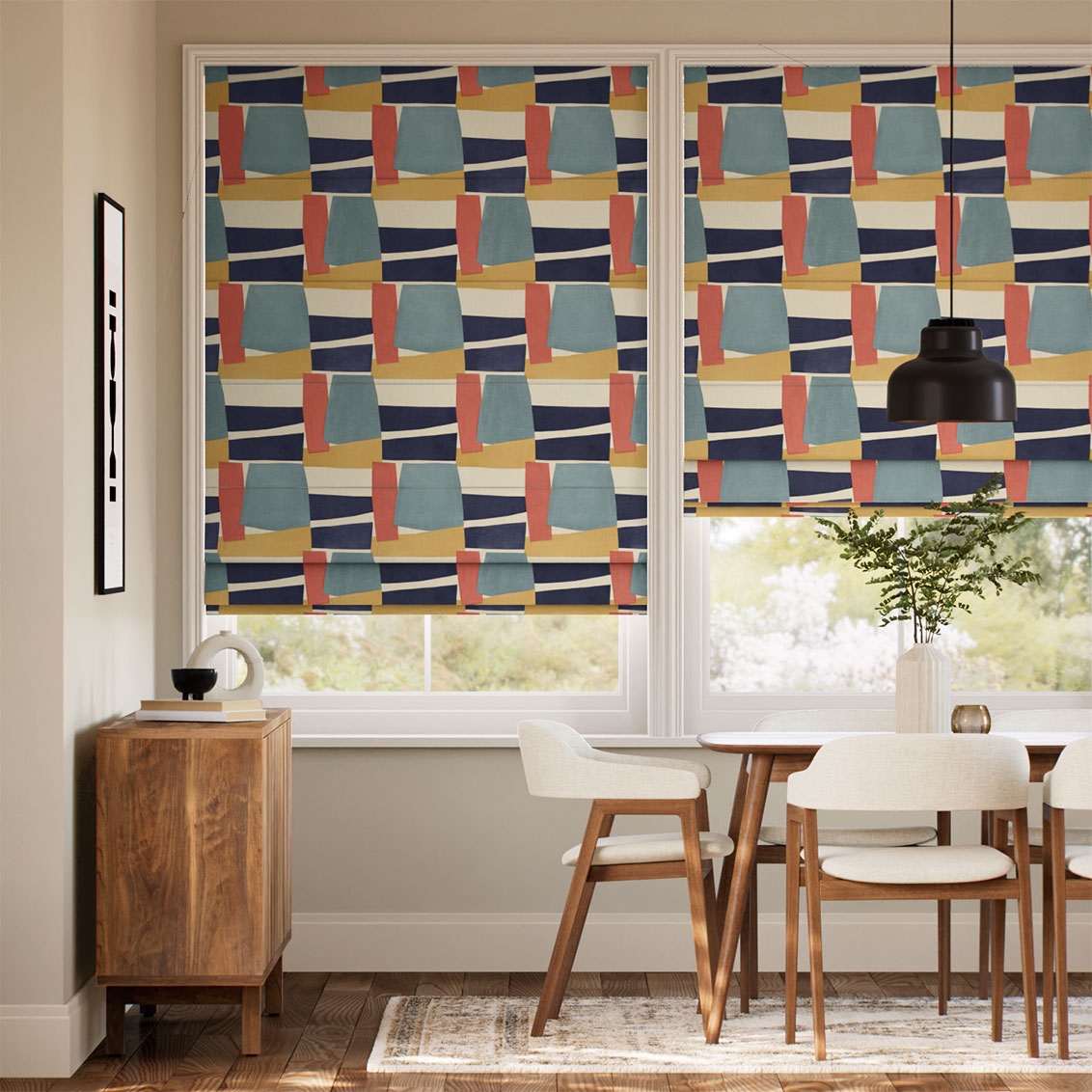 Porto Retro Roman Blind
