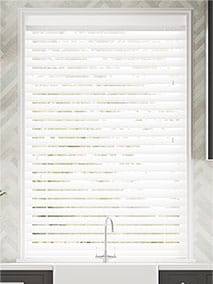 Pristine White Wooden Blind thumbnail image