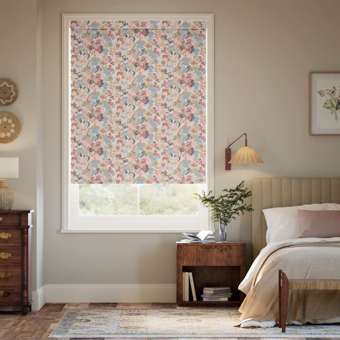 Prospect Avenue Blush Roller Blind