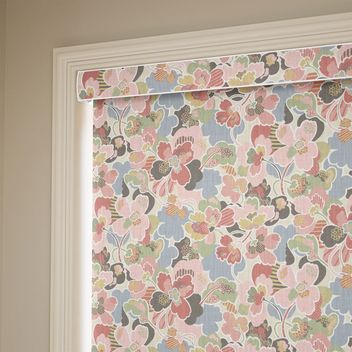 Prospect Avenue Blush Roller Blind