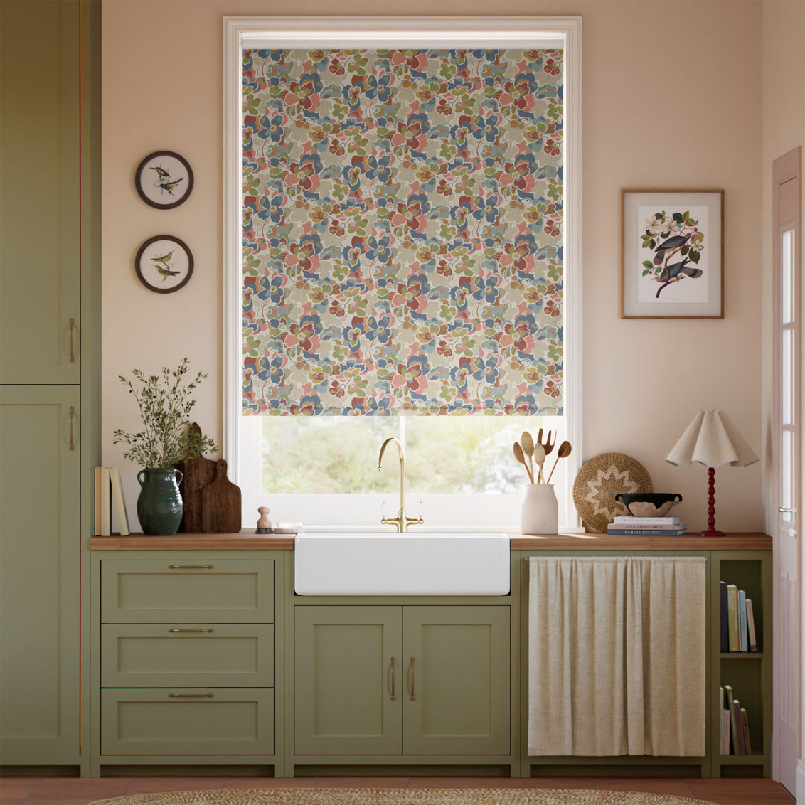 Prospect Avenue Terracotta Roller Blind