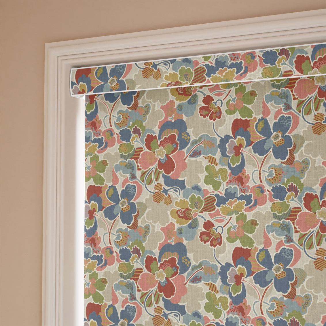 Prospect Avenue Terracotta Roller Blind