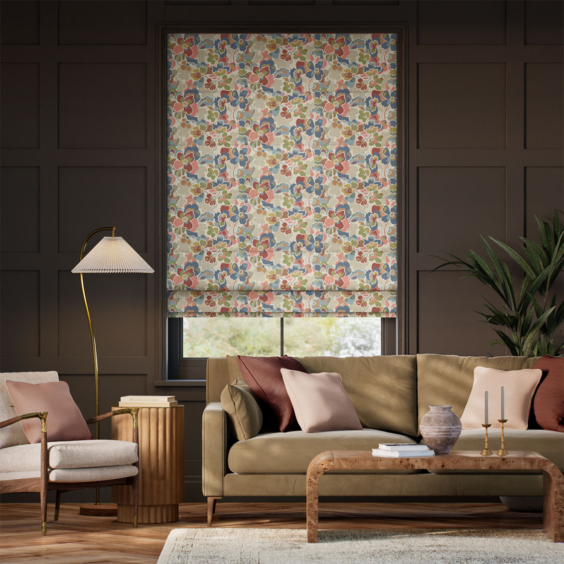 Prospect Avenue Terracotta Roman Blind