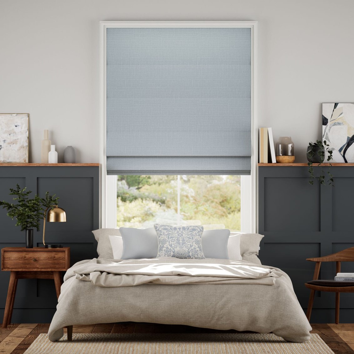 Providence Duck Egg  Roman Blind