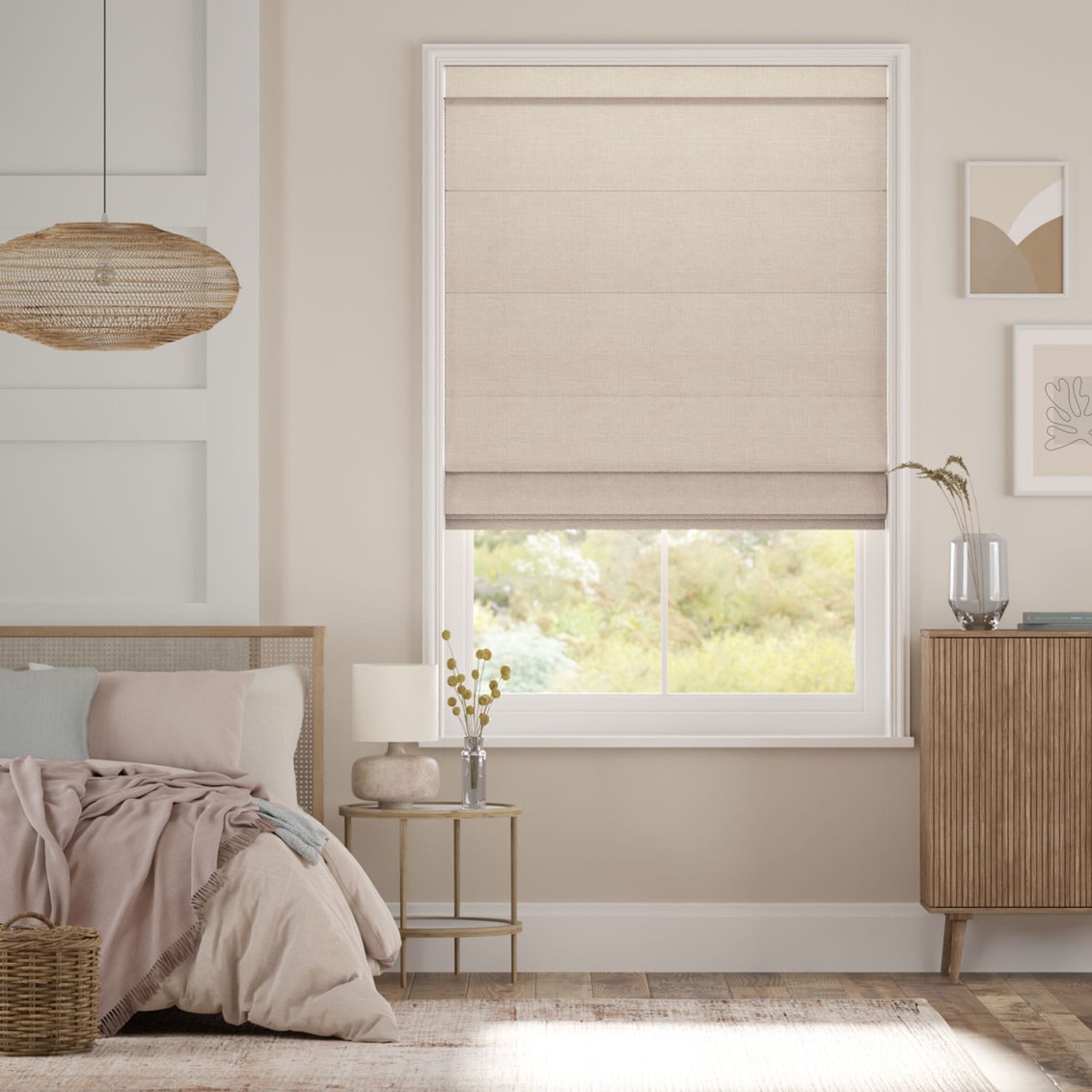 Providence Sand  Roman Blind