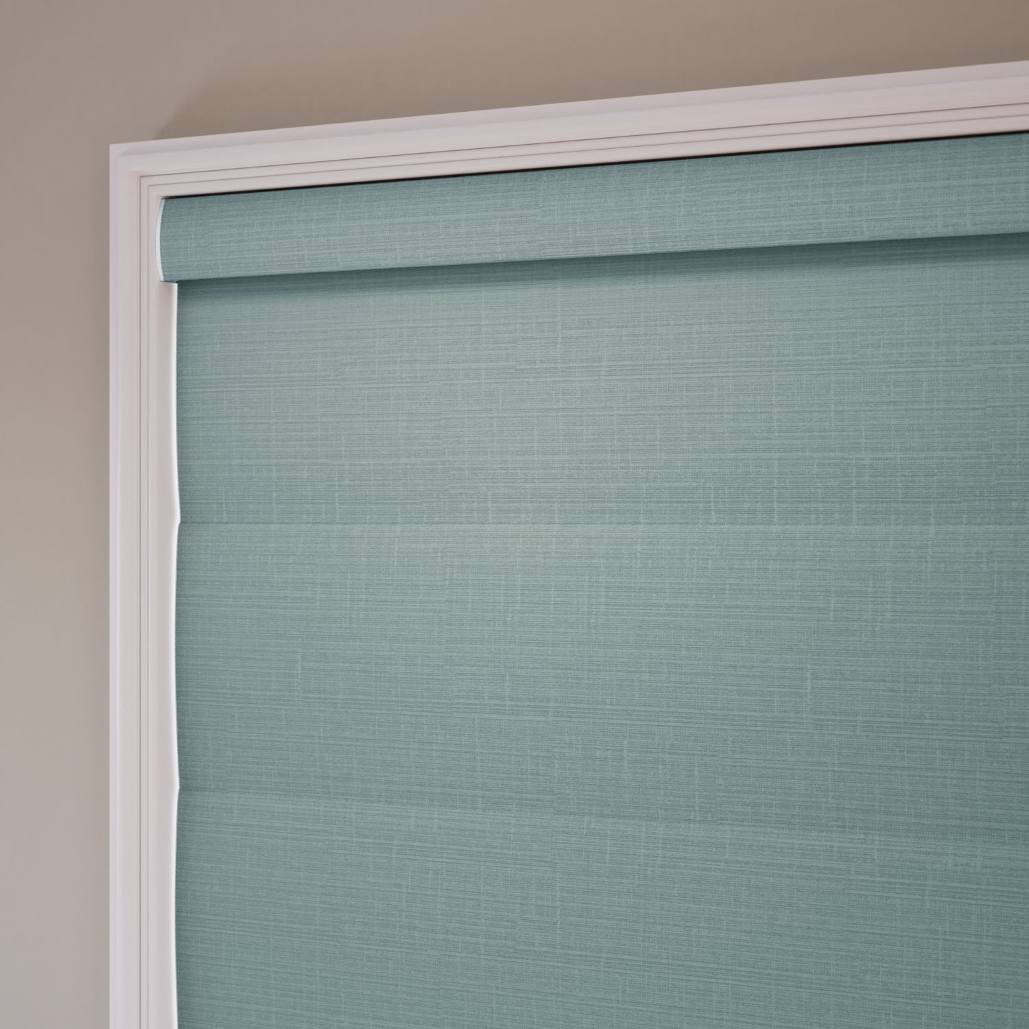 Providence Teal  Roman Blind