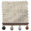 Pure Linen & Cayenne Roman Blind swatch image