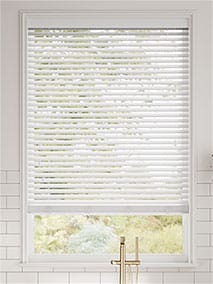 Pure White Wooden Blind thumbnail image