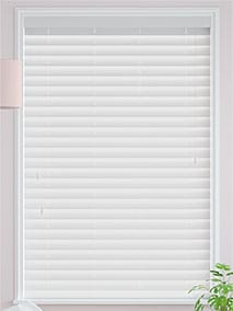 Pure White Wooden Blind thumbnail image