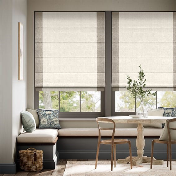 Puritan Dove White Roman Blind